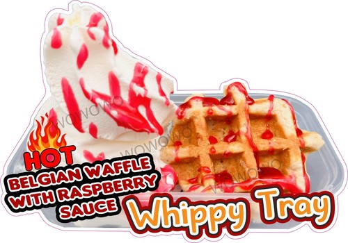 Ice cream van sticker - cream, hot