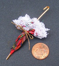 Dolls House Red Tartan