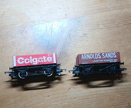 Hornby oogauge open wagons - oogauge, 2x