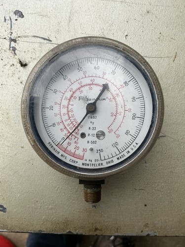 Robinair vtg psi gauge - robinair,