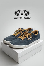 Animal Ellis Men’s Trainers Navy Suede Skate Surf Shoes UK 9 EU 43 Casual Lace U