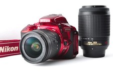 Nikon D5500 Red Double Zoom