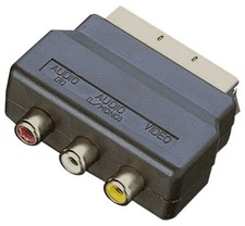 RGB SCART Plug Male to 3 RCA