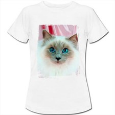 Birman cat Womens Boyfriend Fit T-Shirt