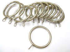 12 Swish Curtain Rings Chrome