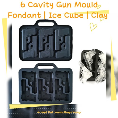 Gun chocolate cake mould - gun,