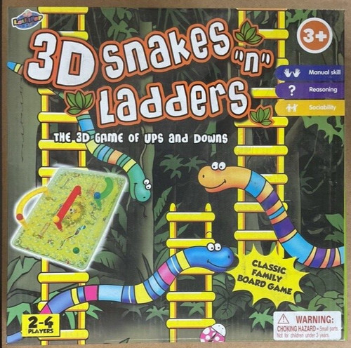 Snakes ladders family - 3d,