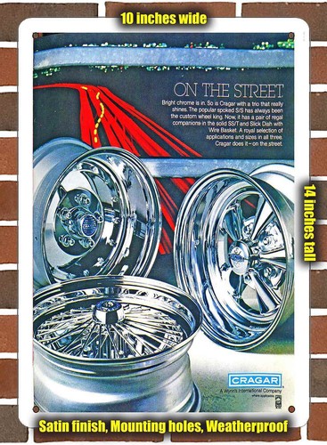 Metal sign 1978 cragar - -,