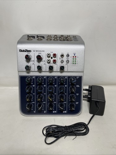 Subzero mix06usb channel - sz-mix06usb, 6-channel