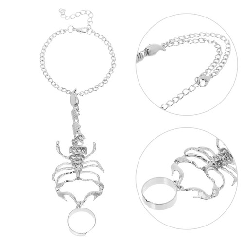 Hand accessory scorpion ring - scorpion,