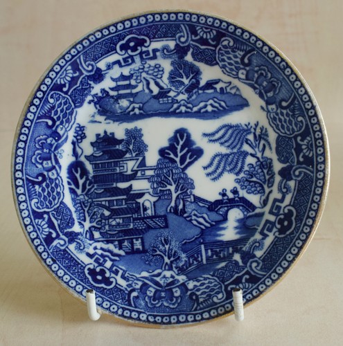 Willow pattern plate - pattern, 5”