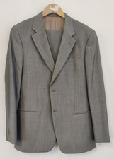 Armani Collezioni Grey Men’s Suit 41R W34 L31 Made in Italy