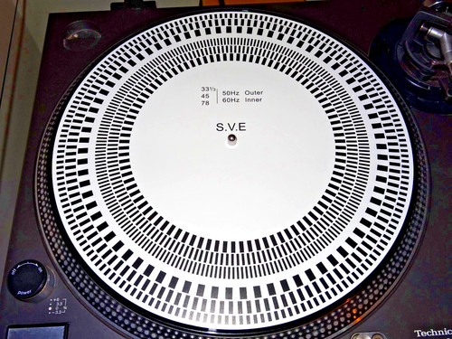 Strobe disc record player - strobe,