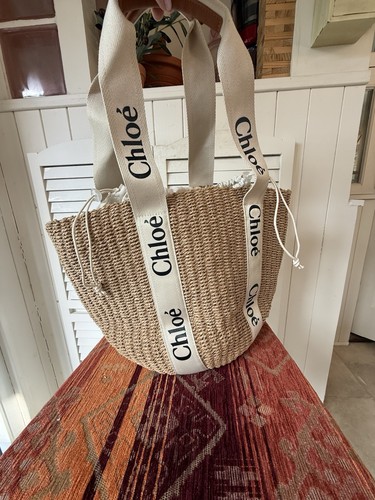 Chloé mifuko woven straw - chloé,
