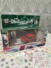 Corgi The Italian Job Red Mini and Driver Figure with Gold Bars. Unopened.