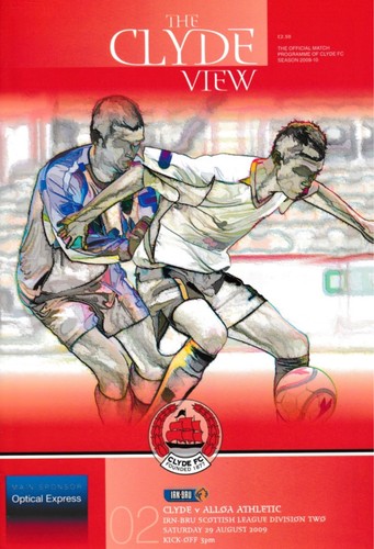 Clyde 2009 home - home, matchday