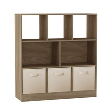 Asymmetrical 8 Oak Cube