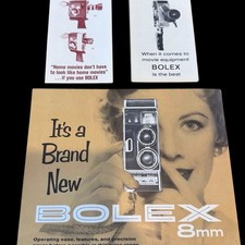 Bolex Paillard 8mm Brochure +