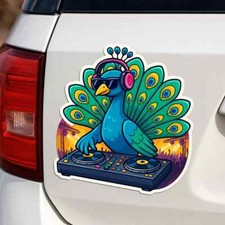 Peacock sticker festival - peacock,