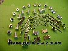 GREENHOUSE STAINLESS  STEEL  KITS  10 TO 150  W AND Z CLIPS AND CROPPED NUTS