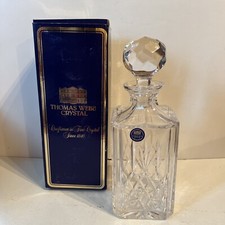 Thomas Webb Crystal Decanter 