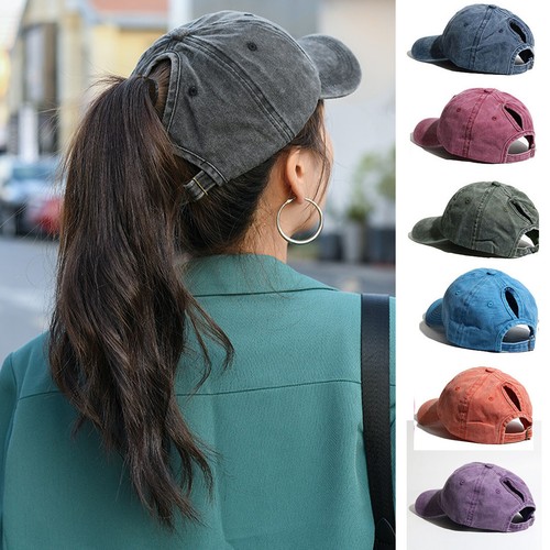 Ponytail stonewashed baseball - stonewashed,