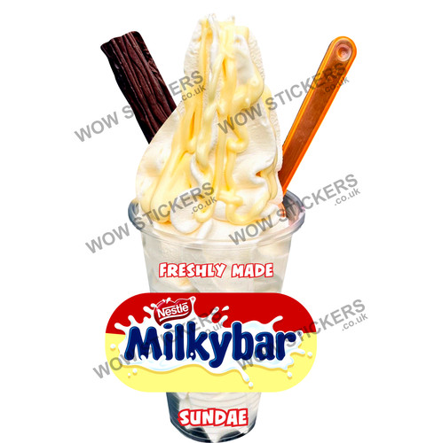 Milkybar flake ice cream - flake,