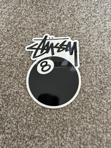 Stussy ball sticker black - ball,