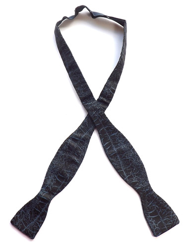 Vintage akco pure silk bow - silk, tie