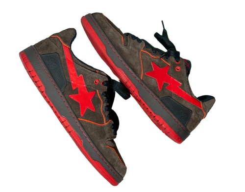 Bape sk8 sta brown red - brown, size