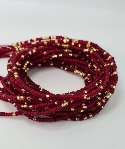 Red wine frosted - , beads