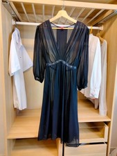 Monsoon black sheer 3/4 sleeve