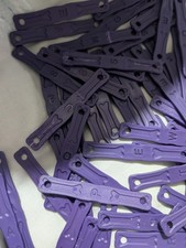 YOLLIE LOLLY PURPLE STICKS APPROX 65 ALPHABET LETTERS ON THEM FOR CRAFT USE