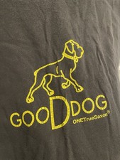 One True Saxon Black T-Shirt XXL Vintage, Football Casual