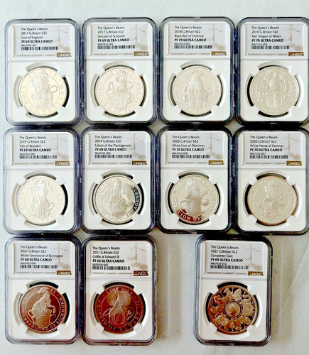 Full set 1oz silver - set,