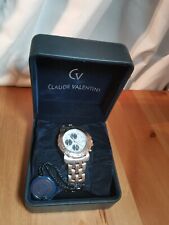 Claude Valentino Superior Sports Wrist Watch Model # M231044JR chronogragh, Vtg