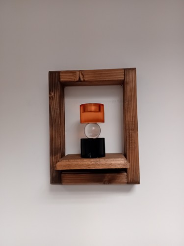 Wall hanging rustic - , shelf