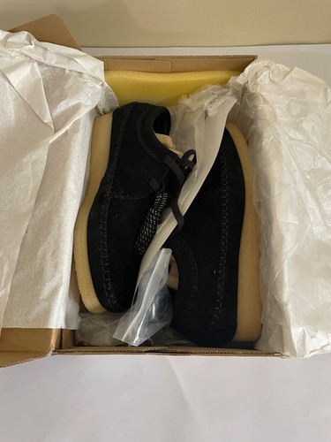 Clarks weaver black suede - weaver,