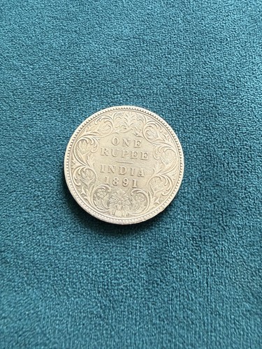 India one rupee - rupee, 1891