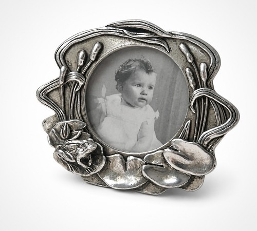 Silverplate picture frame - silverplate,