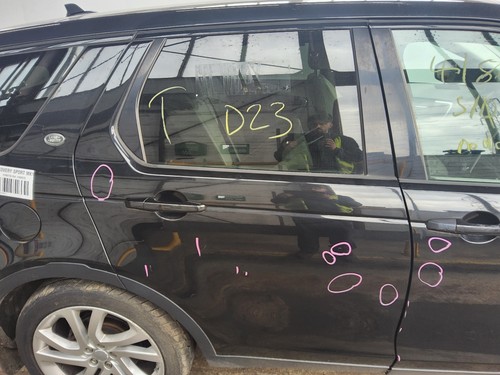 Rear driver door - right, black