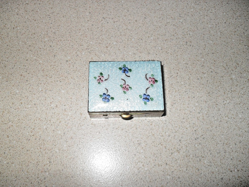 Vintage guilloche enamel - vintage,