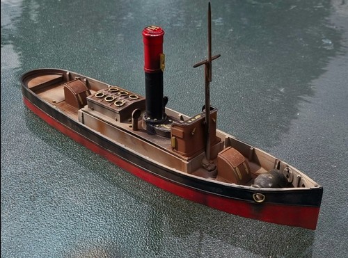 Canal steam tug gauge - steam, 0-gauge