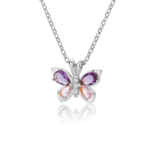 925 sterling silver crystal - silver,