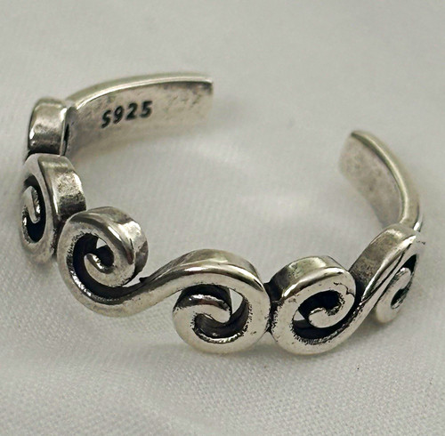 925 silver adjustable open - adjustable,