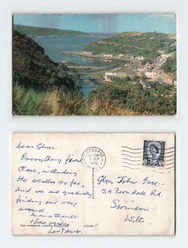 Vintage postcard lower - postcard,