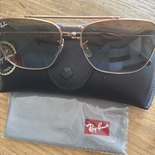 Ray-Ban Sunglasses RB3636 New Caravan Rose Gold Frame Brown Gradient 58mm