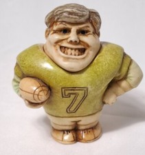 Pot Bellys - Match Maker - Rubgy Player Figurine - Martin Perry Harmony Ball