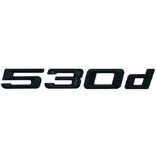 Matt Black 530d Car Flat