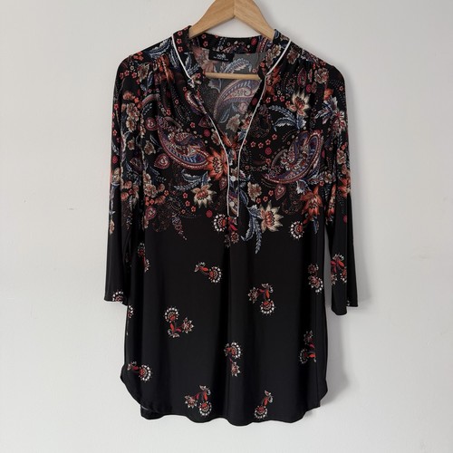 Wallis black paisley print - wallis,